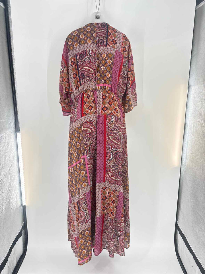 Size L ENTRO Multi-Color Dress