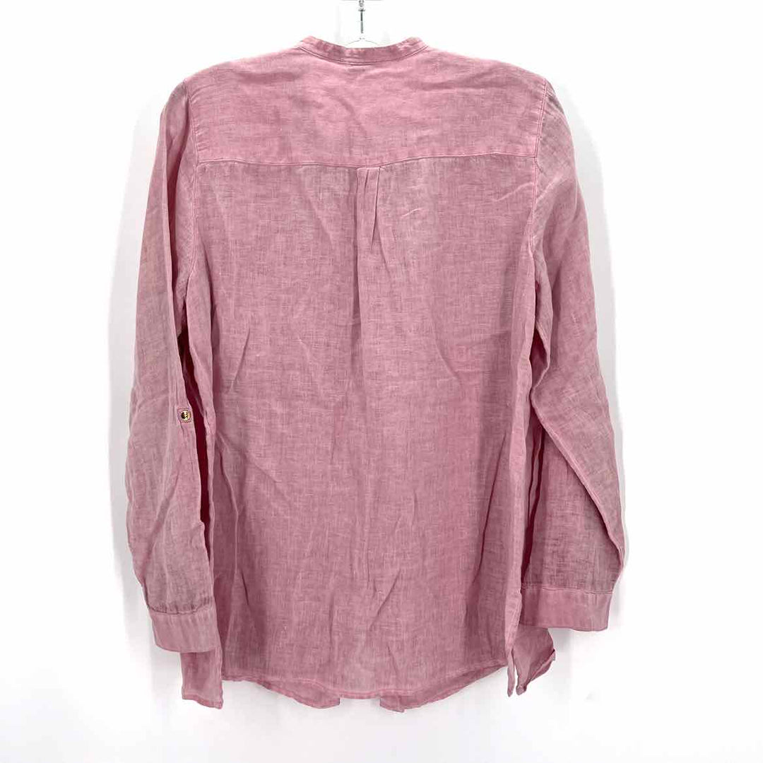 Size M J JILL Mauve Linen Shirt