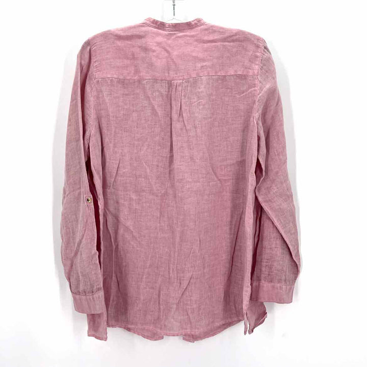 Size M J JILL Mauve Linen Shirt
