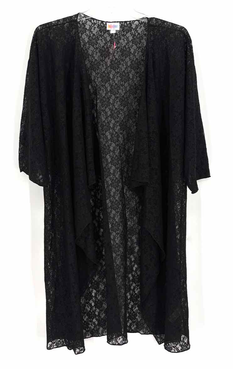 Size L lularoe Black Lace Shirt