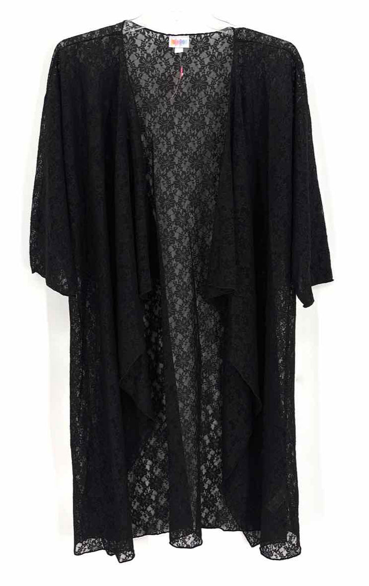 Size L lularoe Black Lace Shirt