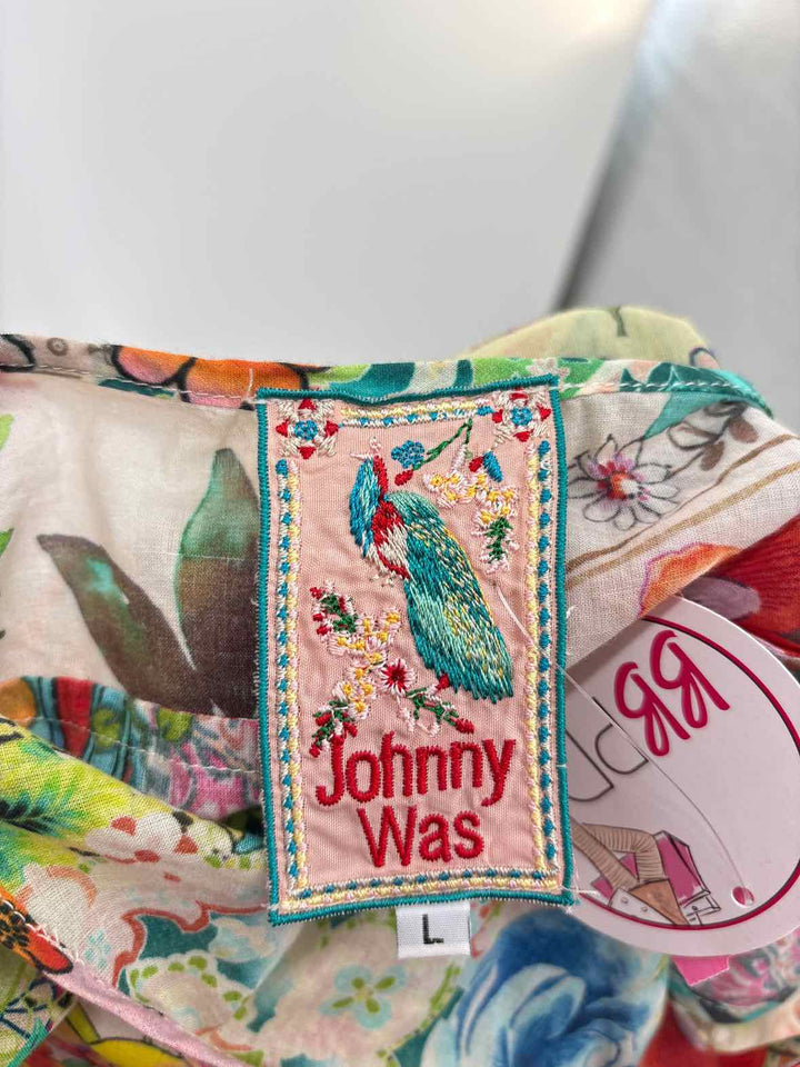 Size L Johnny Was Multi-Color Dress