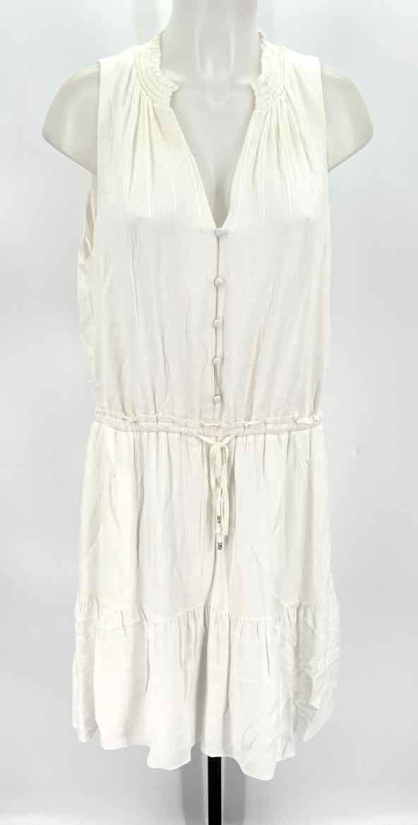 Size L White House Black Market Ivory Dress