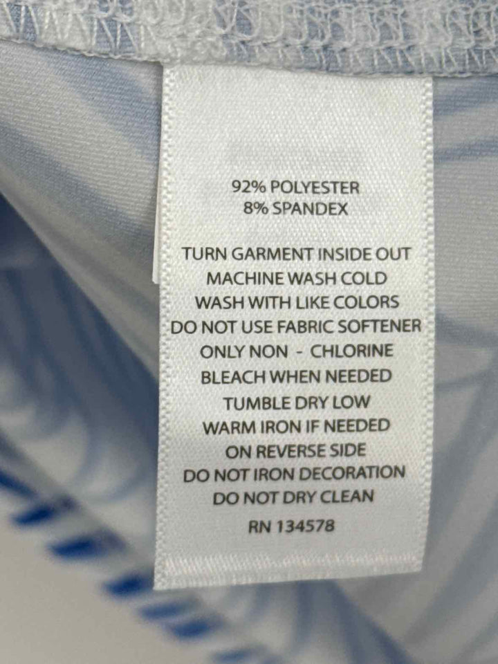 Size S Vineyard Vines Blue Print Shirt
