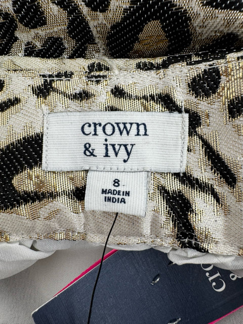 Size 8 CROWN & IVY Tan Skirt