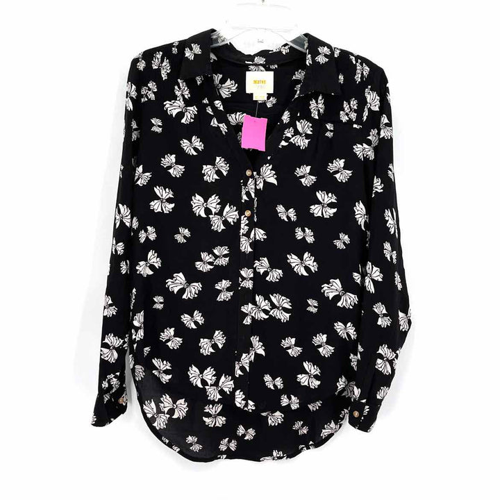 Size 2 MAEVE Black Shirt
