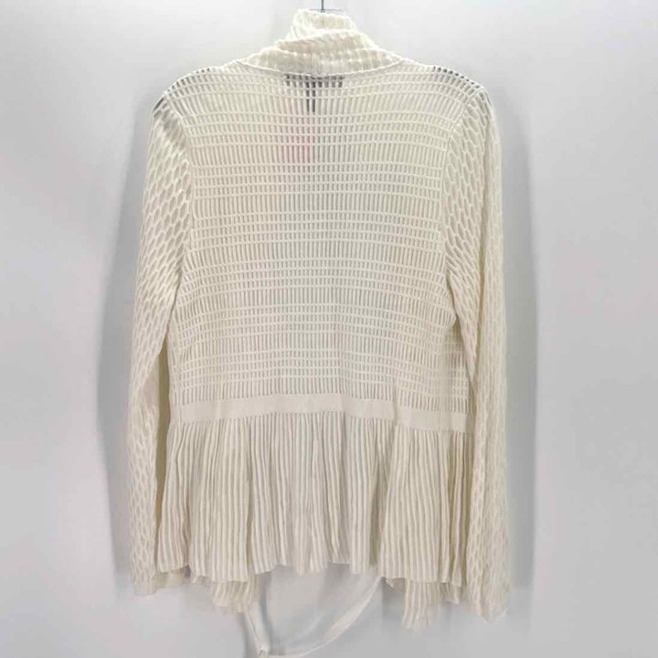 Size M White House Black Market White Sweater