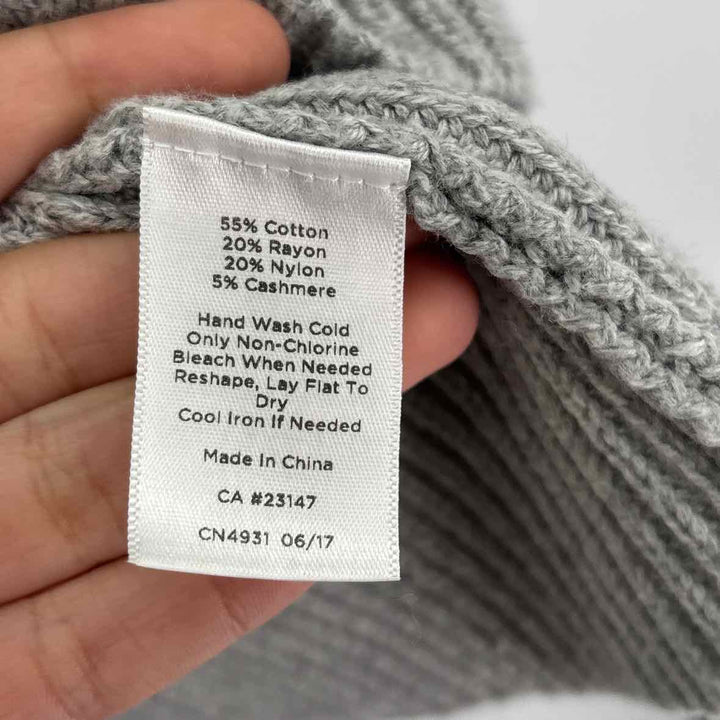 Size L Talbots Gray Sweater
