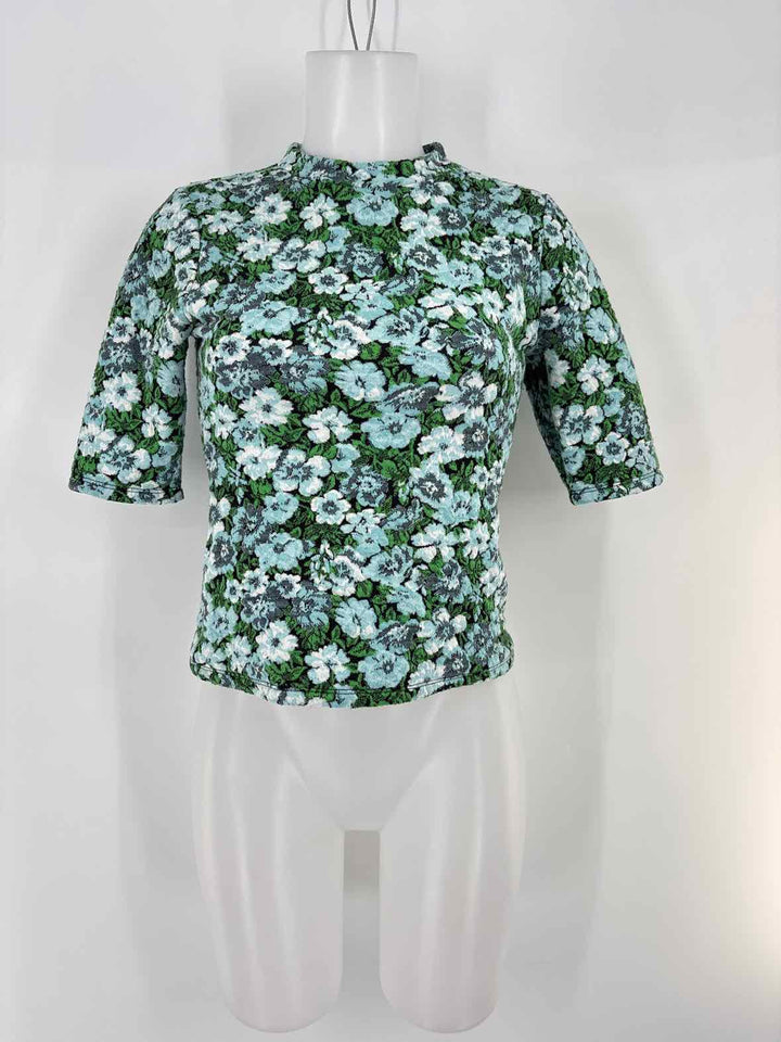 Size XS MAEVE Blue Print Dress