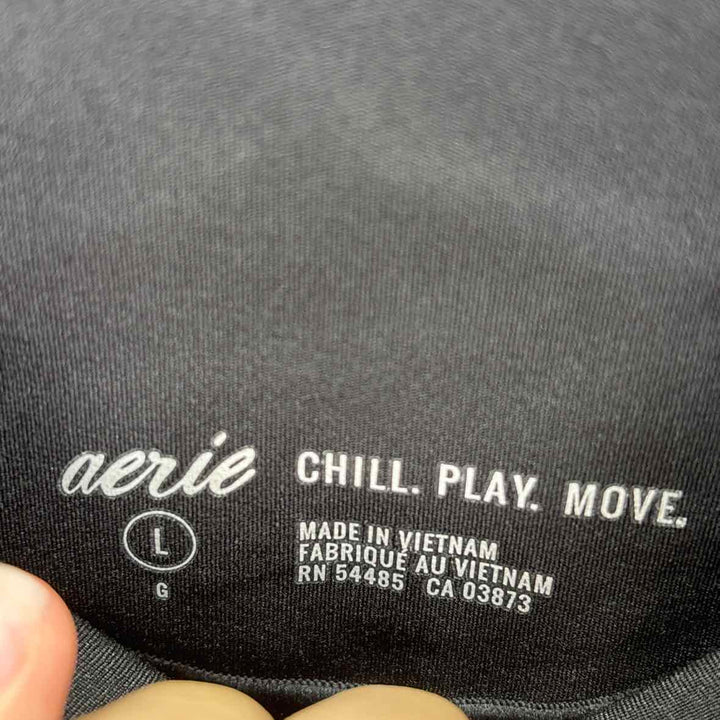 Size L AERIE Black Pants