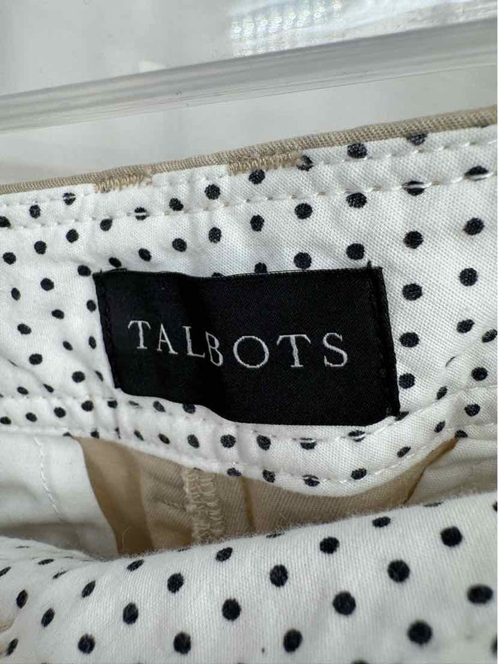 Size 12 Talbots Tan Pants
