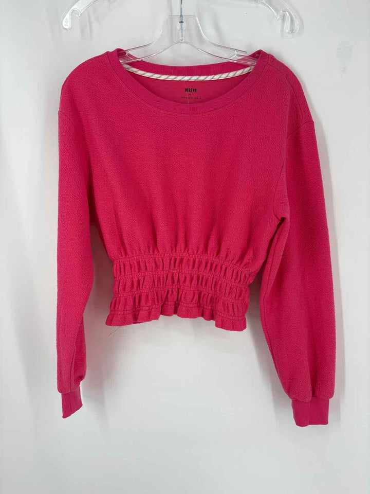 Size XS Anthropologie Pink Cotton Sweater