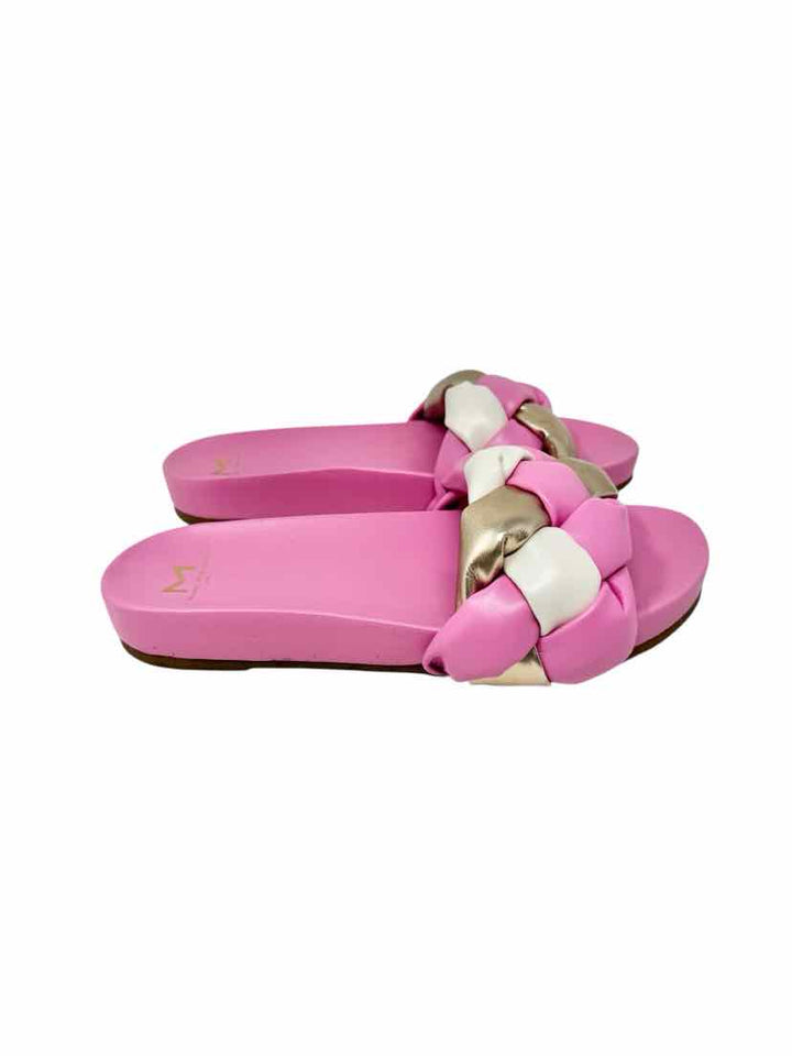 Shoe Size 7 MARC FISHER Pink Leather Sandals