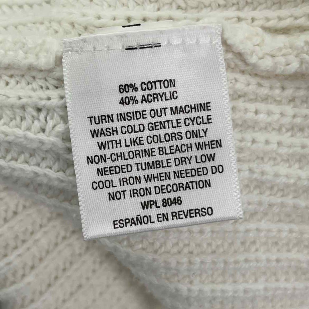 Size M Style & Co White Sweater