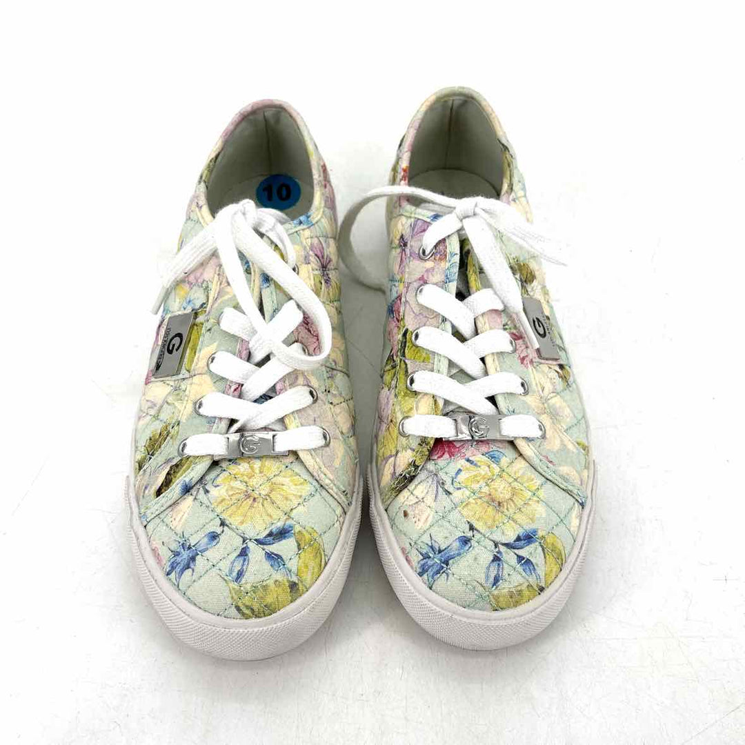 Shoe Size 10 GUESS Multi-Color Quilted Sneakers