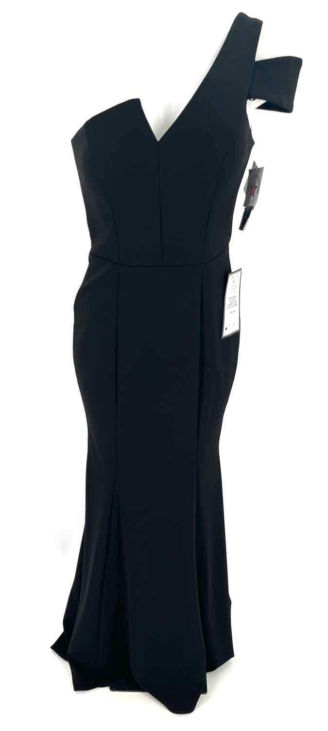 Size 8 BETSY ADAMS Black Dress