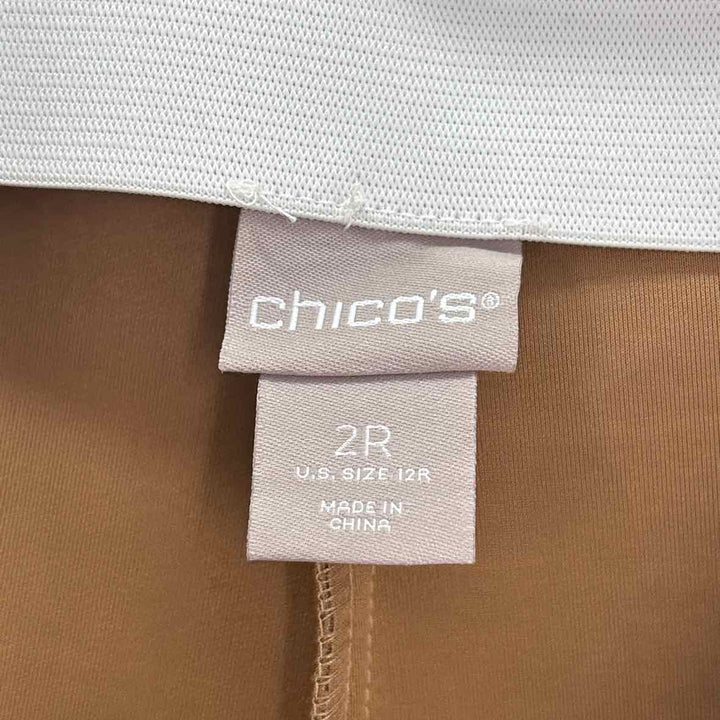 Size 12 Chico's Camel Pants