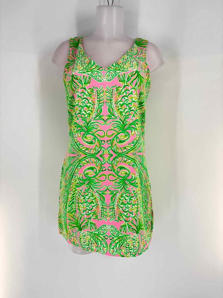 Size 2 Lilly Pulitzer Lime Green Dress