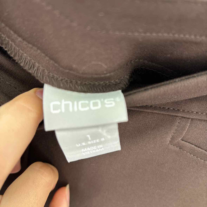 Size 8 Chico's Brown Pants