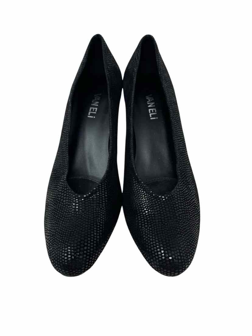 Shoe Size 8.5 VAN ELI Black Pumps