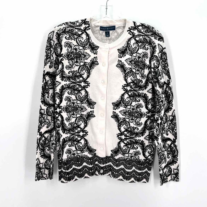 Size M Karen Scott White Sweater