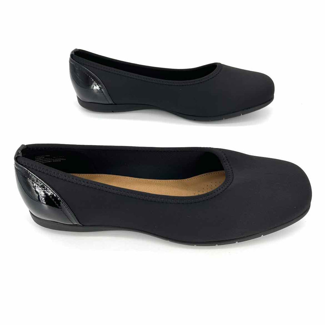 Shoe Size 12 COMFORT Black Flats