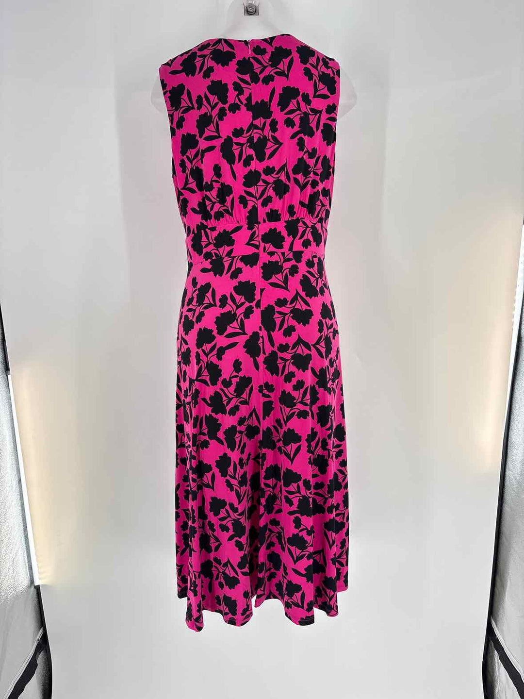 Size 14 LONDON TIMES PINK PRINT Dress