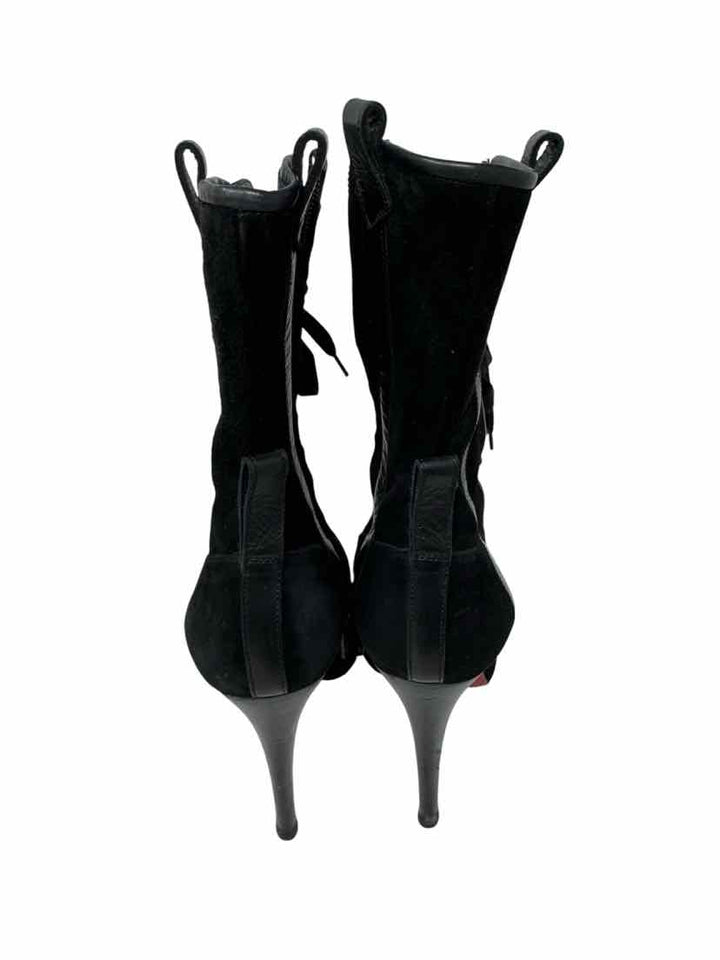 Shoe Size 37.5 CHRISTIAN LOUBOUTIN Black Suede Luxury - Boots