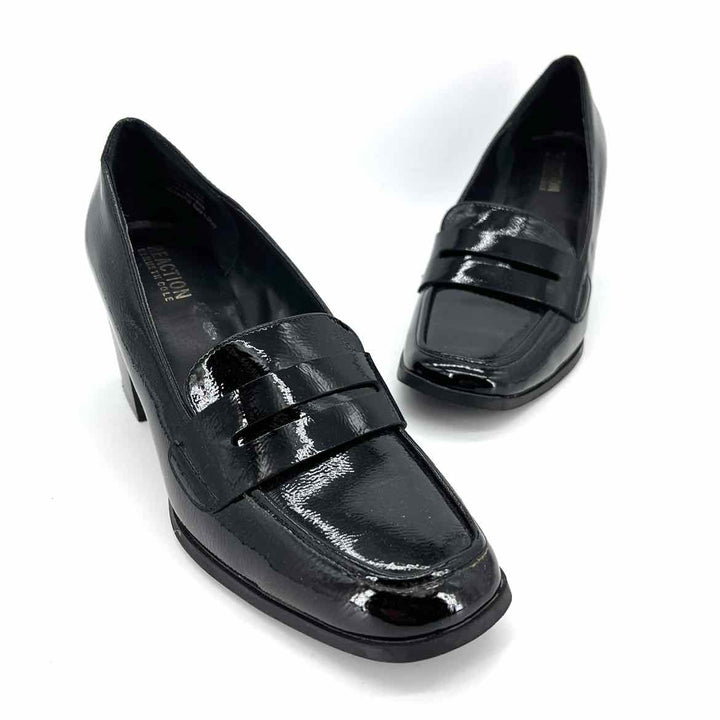 Shoe Size 9 Kenneth Cole Black PATENT Loafers