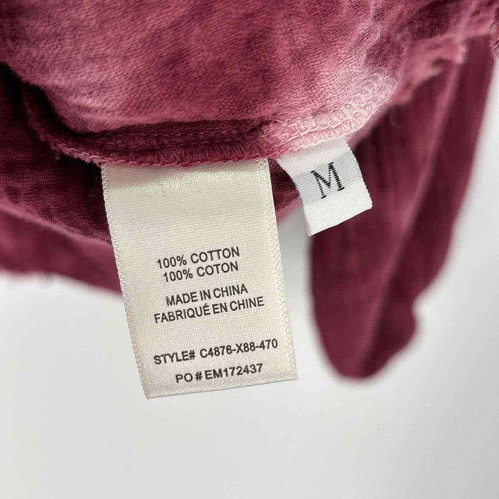 Size M CLOTH & STONE Burgundy Shirt