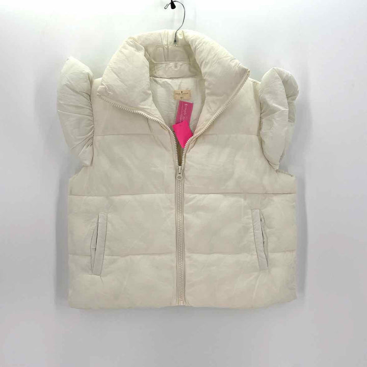 Size M/L SIMPLY SOUTHERN Ivory Quilted Vest
