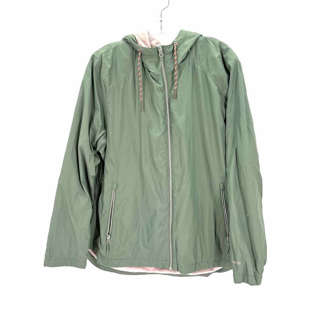 Size XL FREE COUNTRY Sage Nylon Jacket