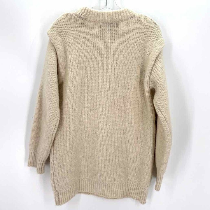 Size M VERO MODA Ivory Knit Sweater