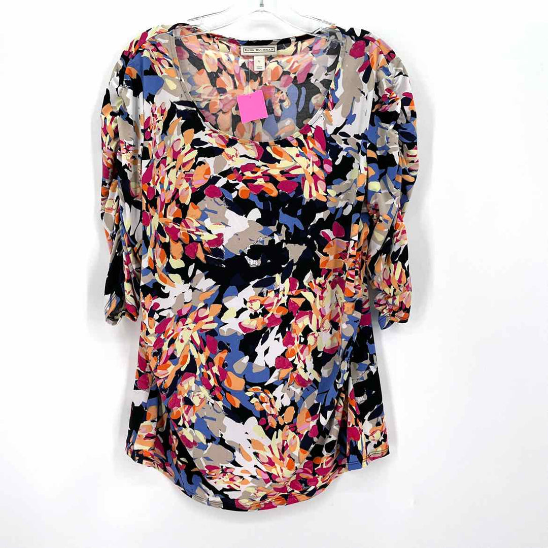 Size L DANA BUCHMAN Multi-Color Shirt