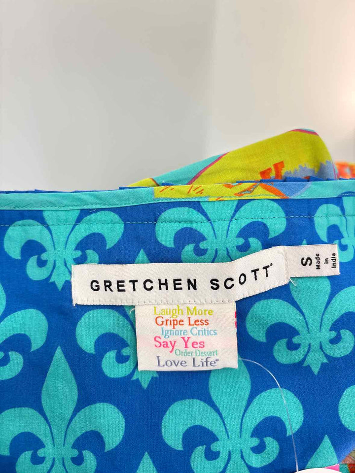 Size S Gretchen Scott Teal Dress