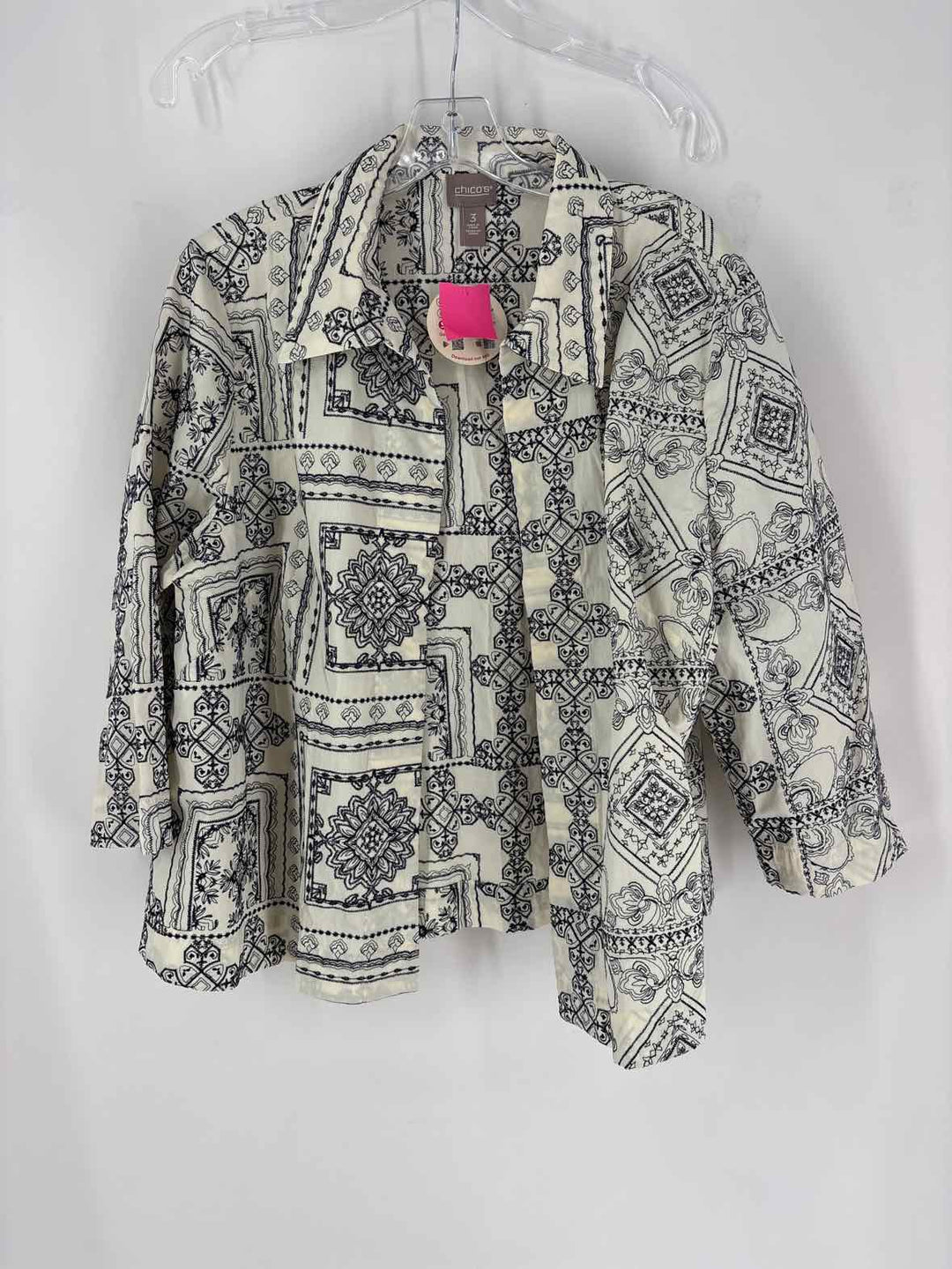 Size XL Chico's Cream Shirt