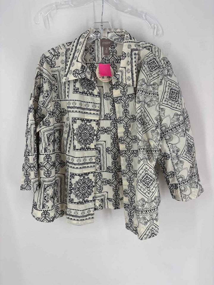 Size XL Chico's Cream Shirt