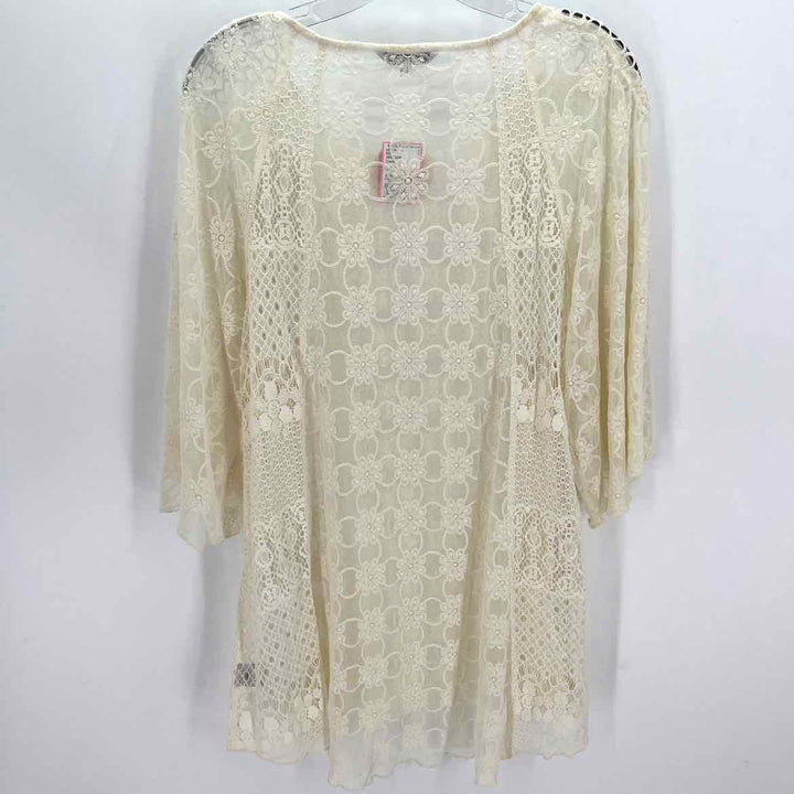 Size L JOHN MARK Cream Shirt