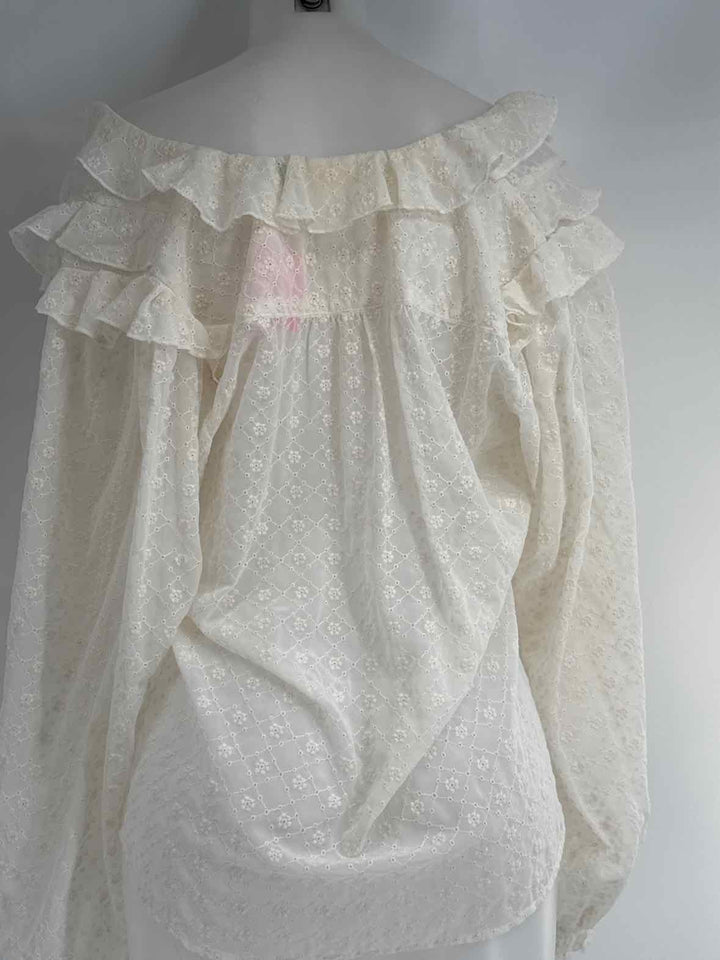 Size 16W MAEVE Cream Shirt
