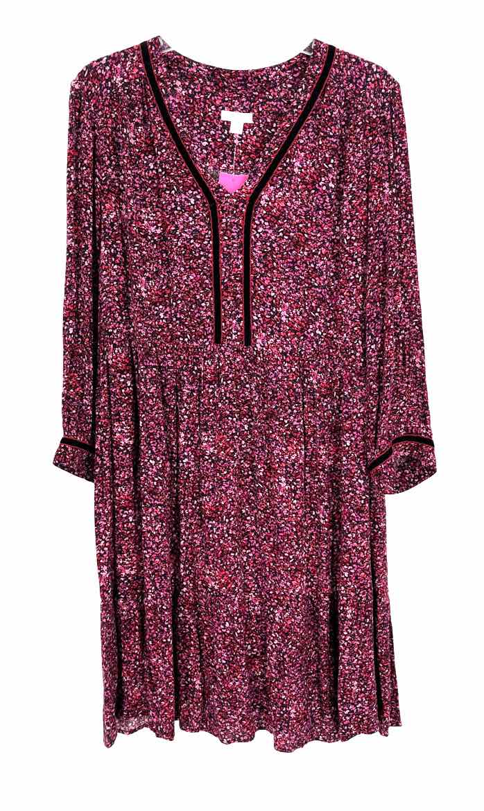 Size L J JILL Black Dress