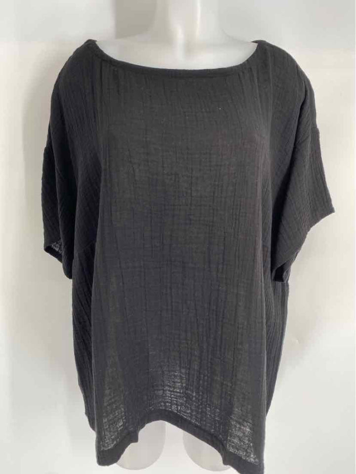 Size 3X Eileen Fisher Black Shirt
