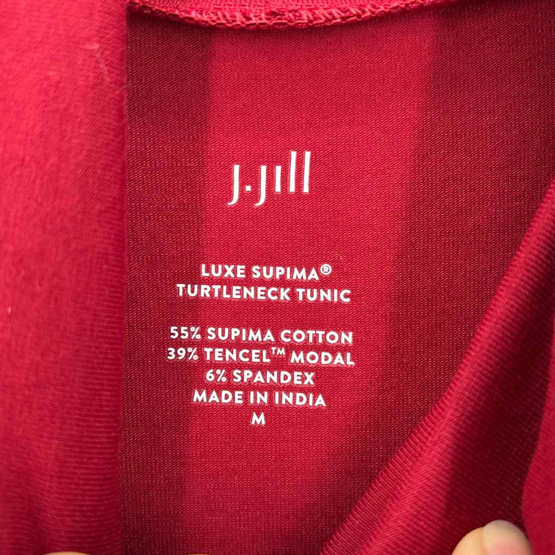 Size M J JILL Burgundy Shirt