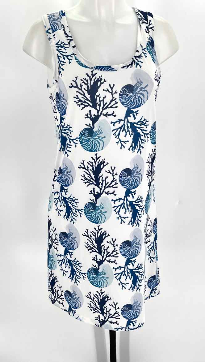 Size S Blue Print Dress