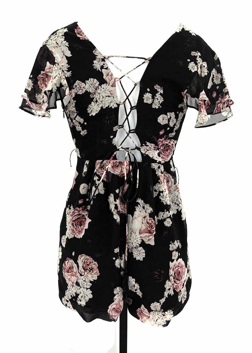 Size XS Black Romper