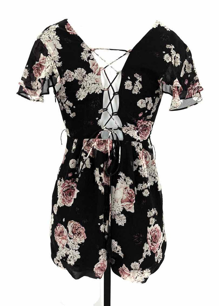 Size XS Black Romper