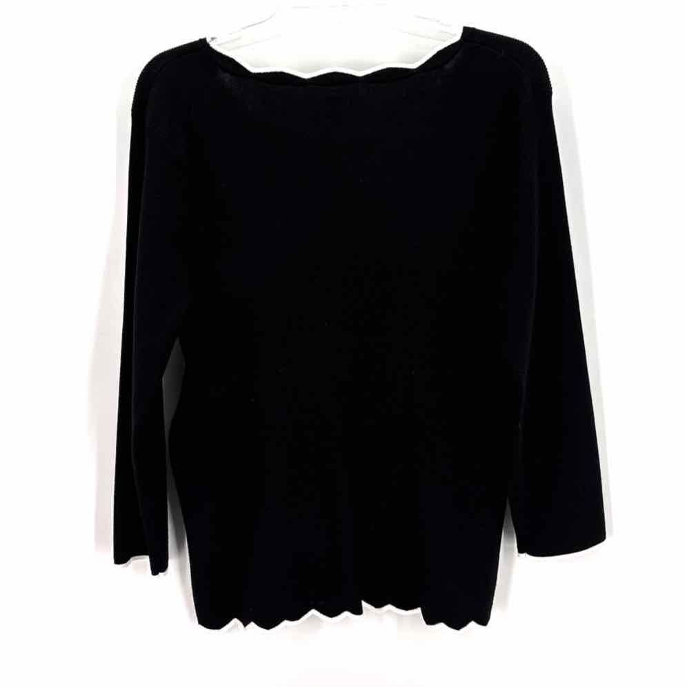 Size XL CABLE &amp; GAUGE Black Knit Sweater
