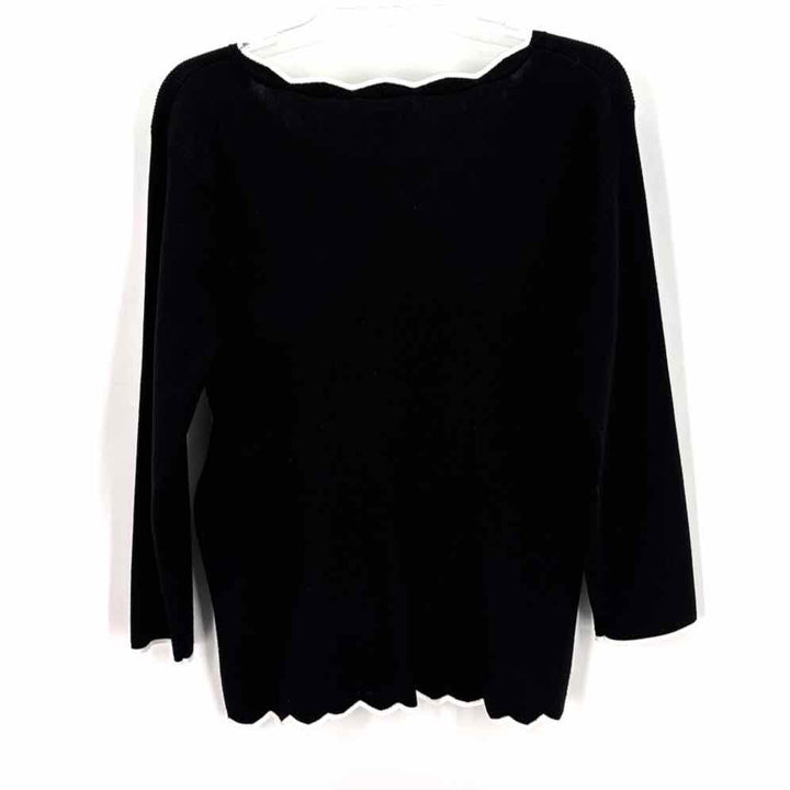 Size XL CABLE &amp; GAUGE Black Knit Sweater