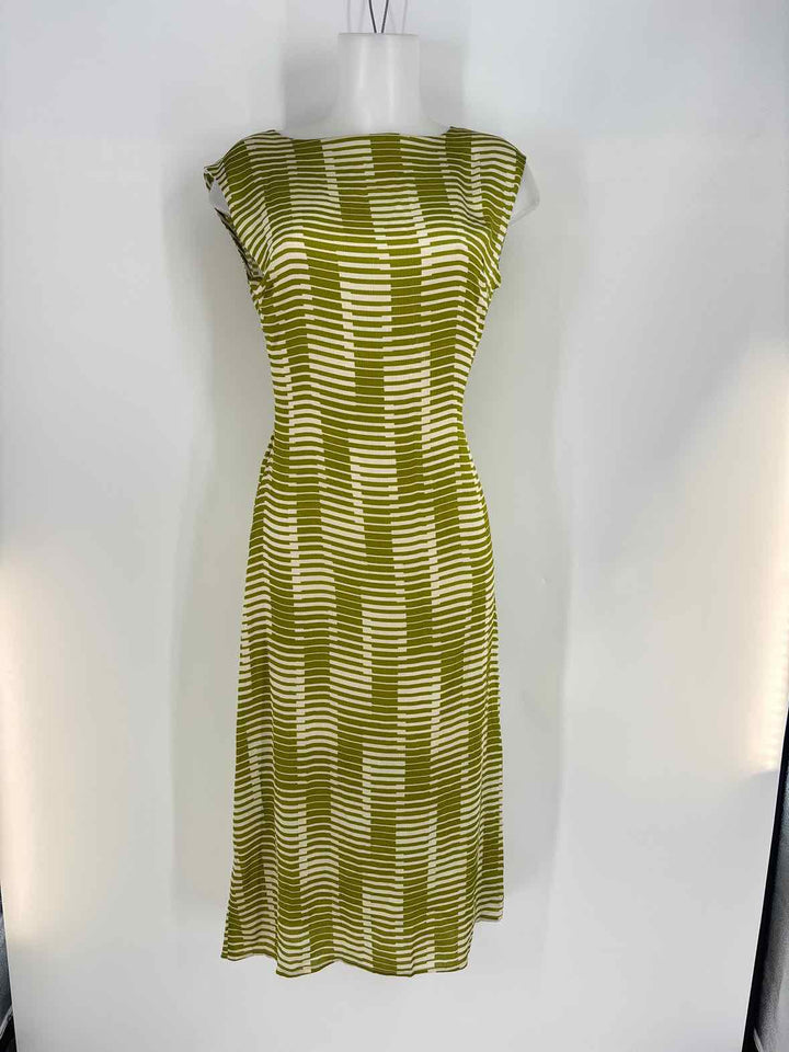 Size S Green Print Dress
