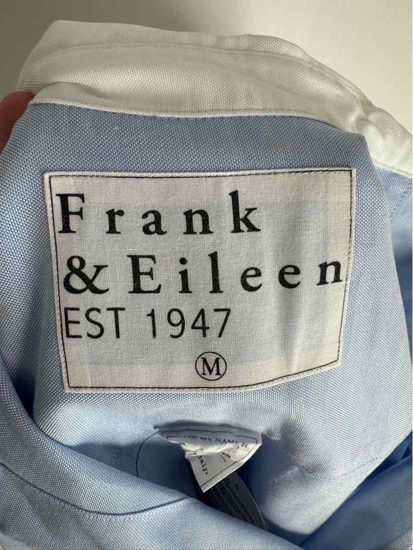 Size M FRANK & EILEEN Blue Shirt