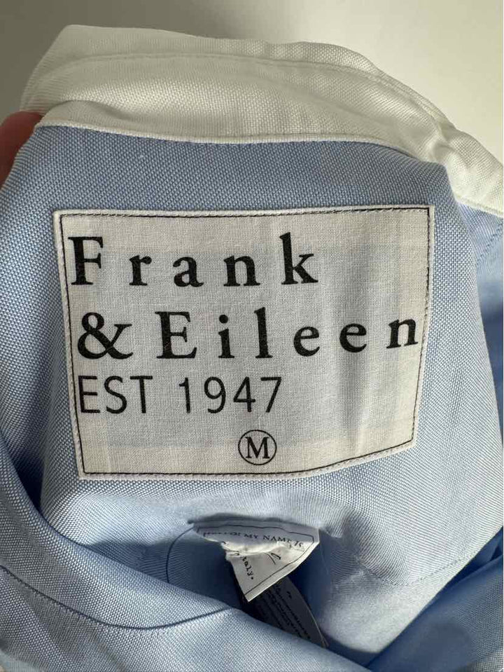 Size M FRANK & EILEEN Blue Shirt